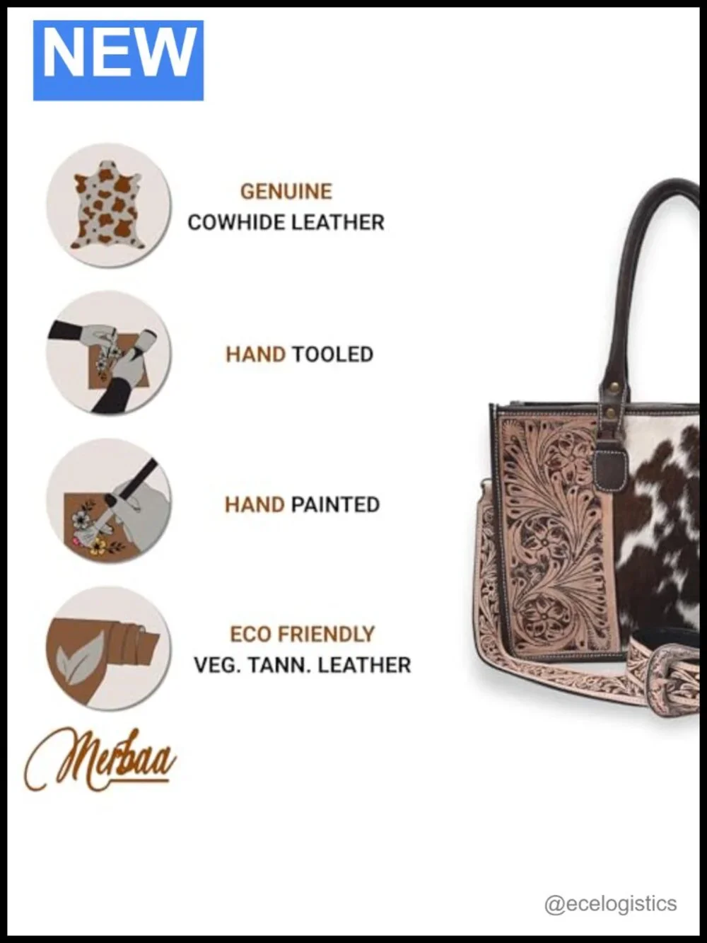 Women's Cowhide Leather Messenger Handbag Purse Sling Bag Adjustable Detachable